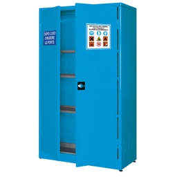 [97459] Armadio di sicurezza per liquidi chimici 107,5x50x185cm blu