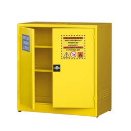 [97461] Armadio di sicurezza per liquidi infiammabili 107,5x50x110cm giallo