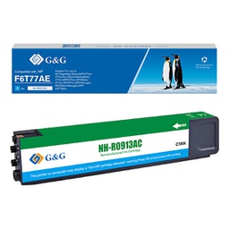 [GGNINKH913C] Cartuccia ink compatibile GG Ciano per HP PageWide 352dw/MFP377dw/377dn