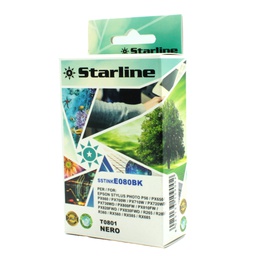 [SSTINKE080BK] CARTUCCIA INK NERO PER PRINT C/EPSON T0801