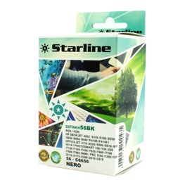 [SSTINKH56BK] CARTUCCIA INK NERO PER PRINT C/HP 56