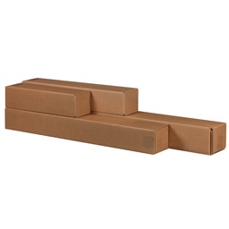 [97840] 10 Scatole a tubo Square Box 10,5x10,5x63cm chiusura a nastro