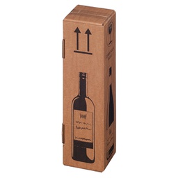 [97524] 20 Scatole per una bottiglia Wine Pack 10,5x10,5x42cm