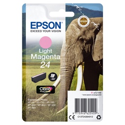 [EPST24264012] CARTUCCIA MAGENTA-CHIARO CLARIA PHOTO HD SERIE 24 ELEFANTE