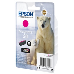 [EPST26134012] CARTUCCIA MAGENTA EPSON CLARIA PREMIUM SERIE 26/ORSO POLARE IN BLISTER RS