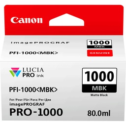 [CANPFI1000MBK] CARTUCCIA NERA MATTE PER CANON PFI-1000
