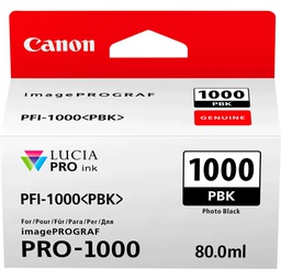 [CANPFI1000PBK] CARTUCCIA NERA PHOTO PER CANON PFI-1000