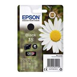 [EPST18014012] CARTUCCIA NERO (A PIGMENTIEPSON CLARIA HOME SERIE 18/MARGHERITA IN CONF. BLIST