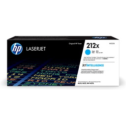 [HPW2121X] Cartuccia Toner Ciano 212X per Hp Laser Jet Enterprise M554-M555-MFP M578 Series