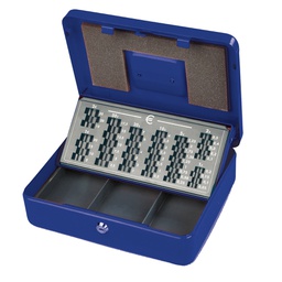 [47846] CASSETTA PORTAVALORI EUROPA 30X24X9CM BLU