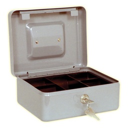 [47841] CASSETTA PORTAVALORI SECUR 15X11X7CM GRIGIO