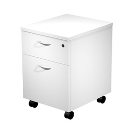 [74375] CASSETTIERA 1 CASS.+1 CLASSIF. con RUOTE BIANCO - EASY