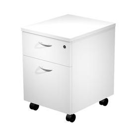 [74375] CASSETTIERA 1 CASS.+1 CLASSIF. con RUOTE BIANCO - EASY