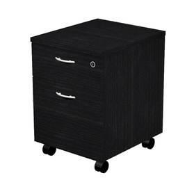 [74378] CASSETTIERA 1 CASS.+1 CLASSIF. con RUOTE NERO VENATO - EASY
