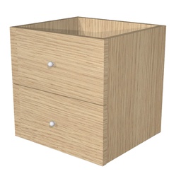 [82840] CASSETTIERA 2CASS. Rovere per LIBRERIA RAINBOW