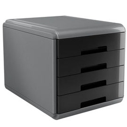 [74996] Cassettiera 4 cassetti 45mm MyDesk nero ARDA