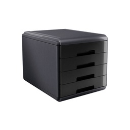 [74996] Cassettiera 4 cassetti 45mm MyDesk nero ARDA