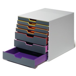 [72069] CASSETTIERA A 7 CASSETTI VARICOLOR DURABLE