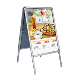 [48320] CAVALLETTO BIFACCIALE CON 2 CORNICI A SCATTO 50X70