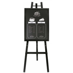 [71635] CAVALLETTO IN LEGNO NERO H165cm Securit