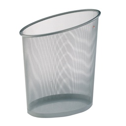 [61920] Cestino gettacarte 18lt MESH in rete metallica argento ALBA