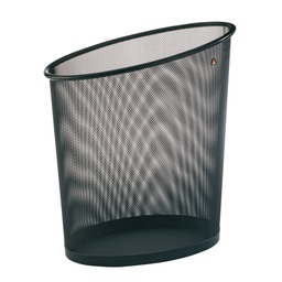 [61921] Cestino gettacarte 18lt MESH in rete metallica nero ALBA