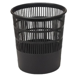 [47829] CESTINO GETTACARTE TRAFORATO 15LT NERO PS9