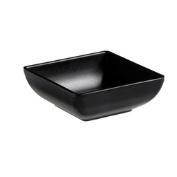 [96744] Ciotolina quadrata fingerfood in melamina nera 7,5x7,5x2,7cm Leone