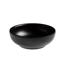 [96746] Ciotolina tonda fingerfood in melamina nera D7x3,5 cm Leone