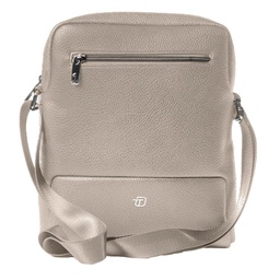[96386] City bag medium Gate Trended ecopelle dim. 25x30x6cm ghiaccio InTempo