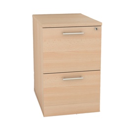 [86716] Classificatore 2 CASSETTI per cartelle sosp. H73,2cm Faggio - Filing