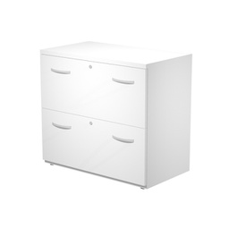 [89559] Classificatore 2 cassetti per cart.sosp. 80x46x73cm Bianco - AGORA'