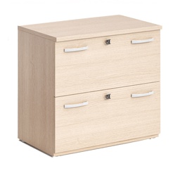 [89558] Classificatore 2 cassetti per cart.sosp. 80x46x73cm Rovere - AGORA'