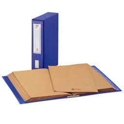 [29328] CLASSIFICATORE ALFABETICO MEC 20 BLU 23X32CM, DORSO 8.5CM