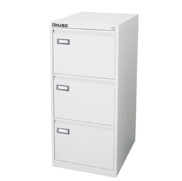 [80125] CLASSIFICATORE Kubo 3 CASSETTI per CART. SOSPESE BIANCO H 101cm