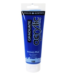 [85497] Colore acrilico fine Graduate tubo 120 ml blu primario Daler Rowney