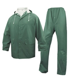 [73749] ***COMPLETO IMPERMEABILE EN304 Tg. XL verde (giacca+pantalone