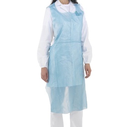 [97780] Conf. 100 grembiuli in PE blu detectabili in rotolo taglia unica