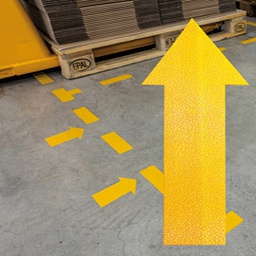 [87027] Conf.10 adesivi da terra ''Freccia'' 10x20cm 1705 Durable