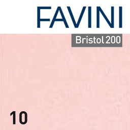[65768] Conf.10 cartoncino Bristol Color 200gr 100x70cm rosa 10 Favini