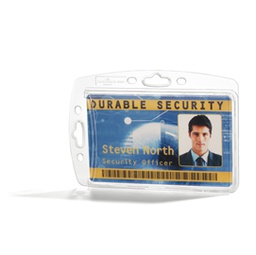 [81529] Conf. 10 Portabadge rigido 5,4x8,7cm 8905-19 Durable