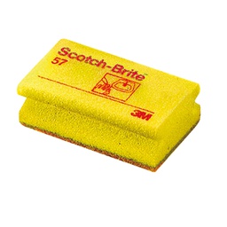 [91815] Conf 10 spugne accoppiate giallo Scotch-Brite® 57