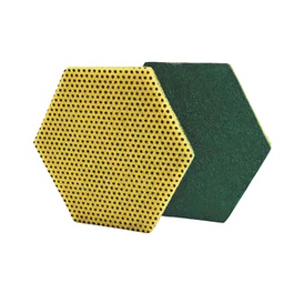 [91818] Conf 15 spugne in fibra a Doppia Funzione Scotch-Brite 96Hex