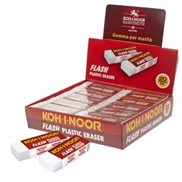[94162] Conf. 20 gomma Flash in vinile bianco KOH-I-NOOR