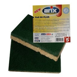 [95311] Conf 5 spugne abrasive antibatteriche Cell 80 Plus