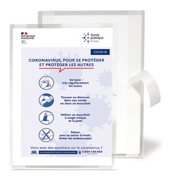 [92163] Confezione 10 display autoplastificanti f.to A4 art.15051 Djois