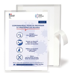 [92163] Confezione 10 display autoplastificanti f.to A4 art.15051 Djois
