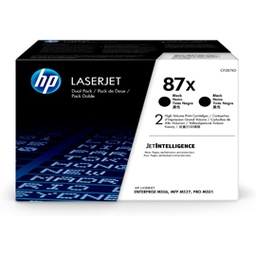 [HPCF287XD] CONFEZIONE DA 2 CARTUCCE TONER NERO ALTA CAPACITA' HP87X