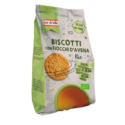 [97866] Confezione da 350gr biscotti biologici con fiocchi di avena - Fior Di Loto
