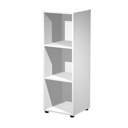 [82933] Contenitore a 3 caselle a giorno 41x40xH121,6cm Bianco - Maxi Rainbow